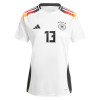Maillot de Supporter Allemagne Muller 13 Domicile Euro 2024 Pour Femme